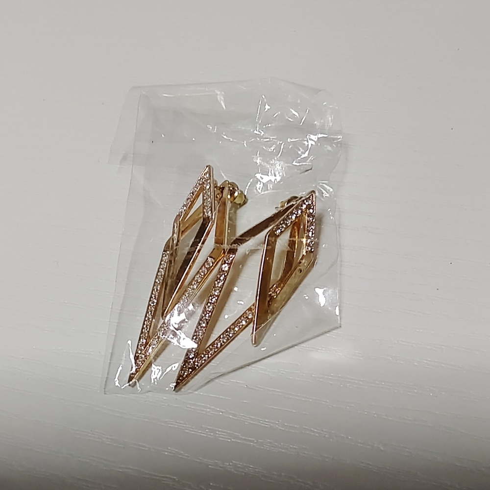 Elegant Gold Geometric Earrings